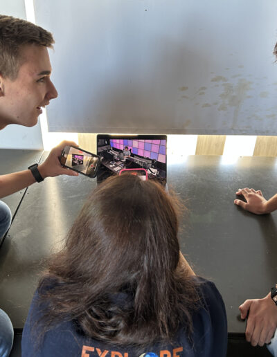 Daniel and Fabian celebrating their interview with an Austrian radio