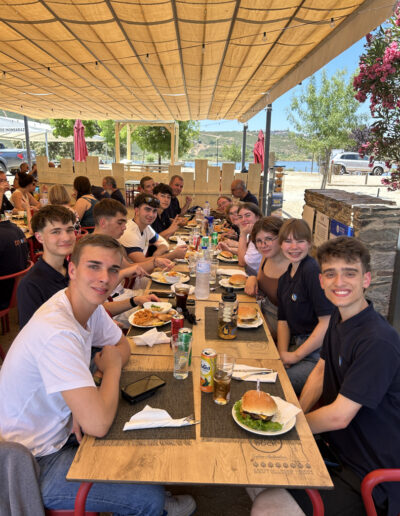 Lunch time on the beach and time to say goodbye