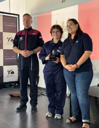 Patricia with Gernot and Seda at the awards ceremony