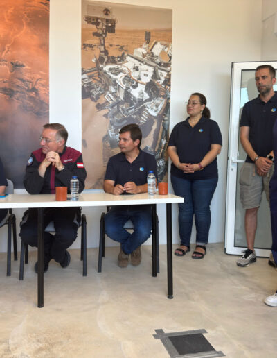 Press Conference with Rosa, Gernot, Leonel and the students