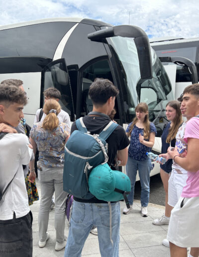 Taking the bus to Monsaraz