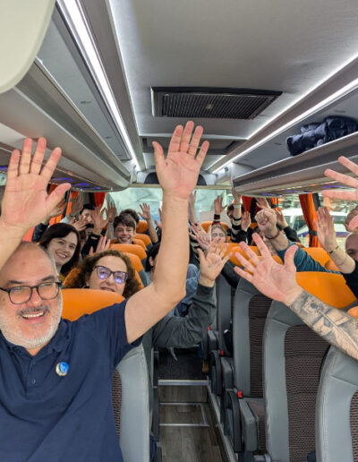 Taking the bus to Monsaraz