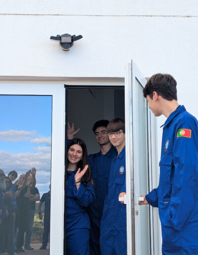 Moments before the first isolation