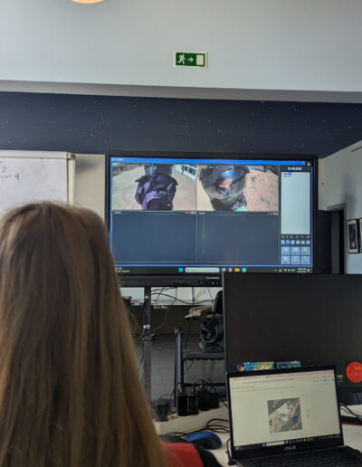 First EVA from the MSC