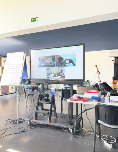 MSC and Habitat meeting with a Portuguese school